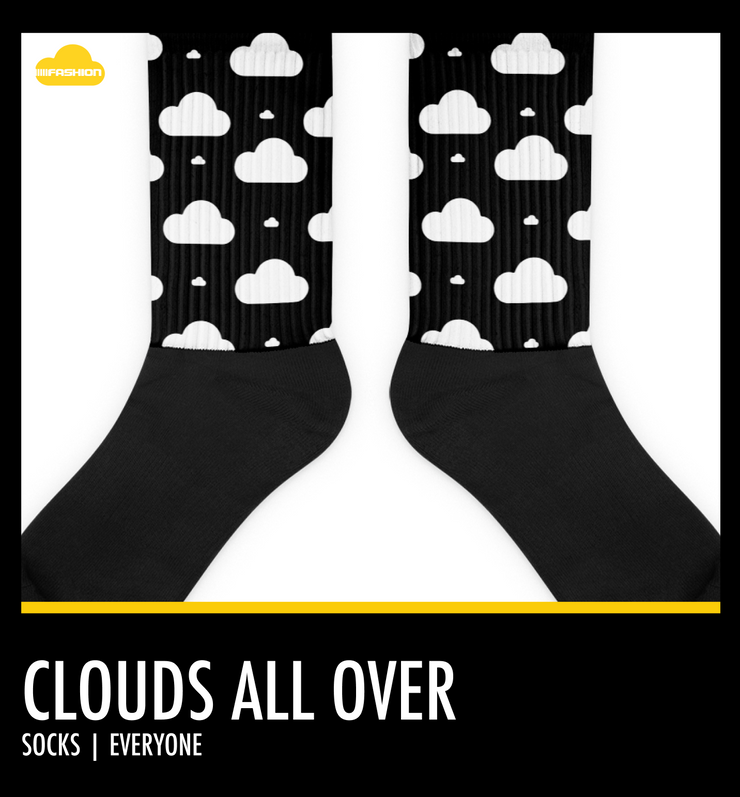 CLOUDS ALL OVER | SOCKS | EVERYONE