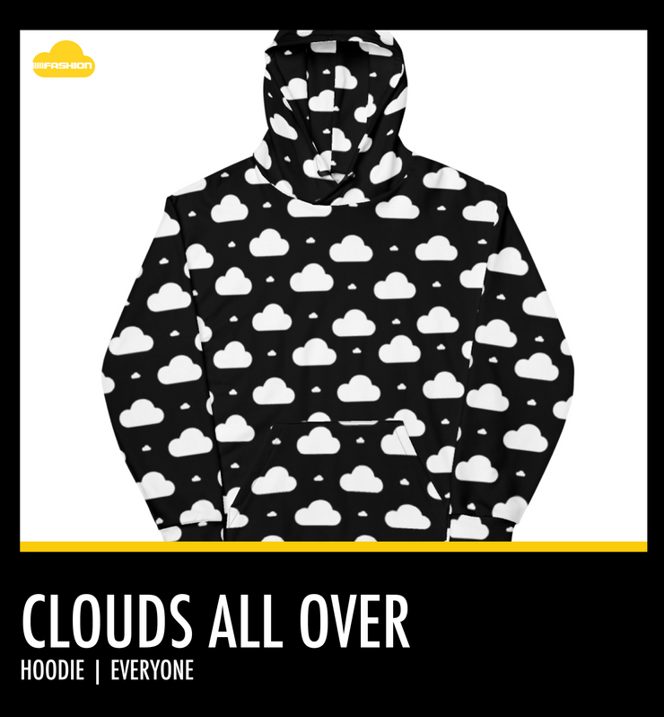 CLOUDS ALL OVER | HOODIE | EVERYONE