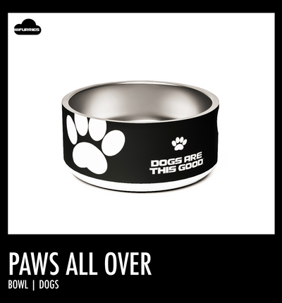 PAWS ALL OVER | BOWL | DOGS